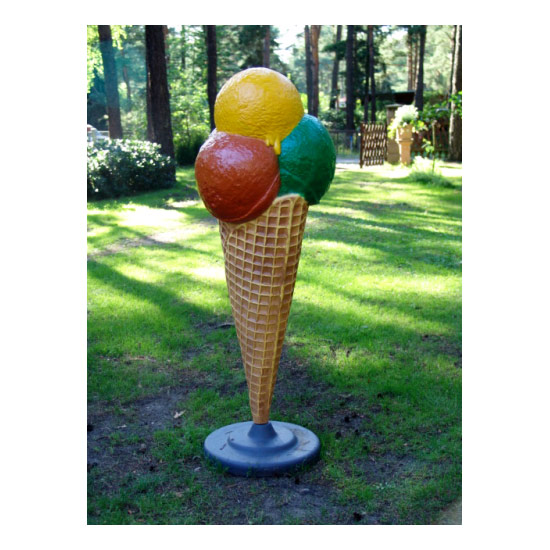 Kugeleistüte mit 4 Kugeln und Standfuß #1