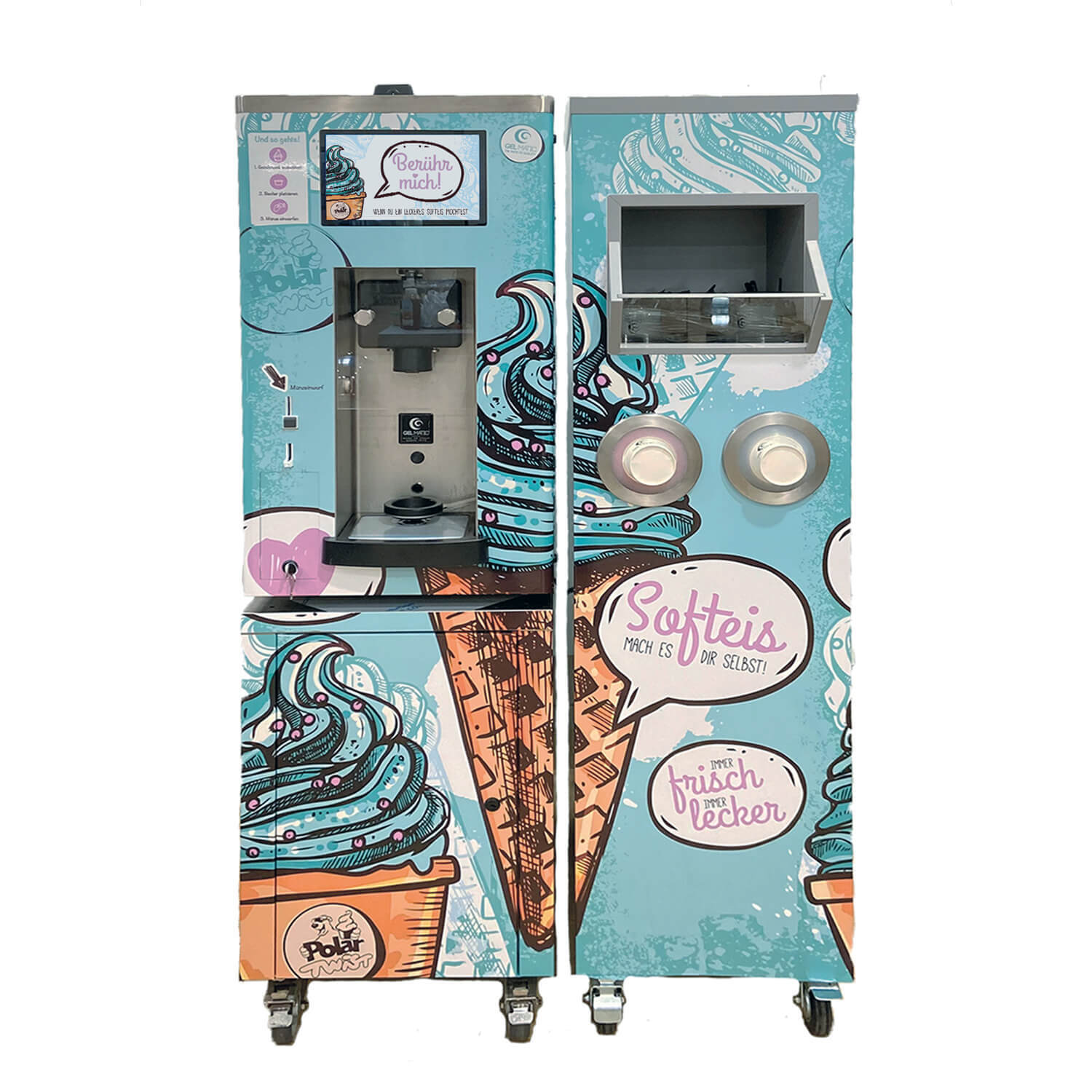 Softeis Selbstbedienungs Konzept