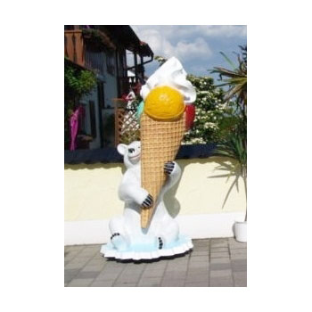 Eisbär mit Kugeleistüte #1