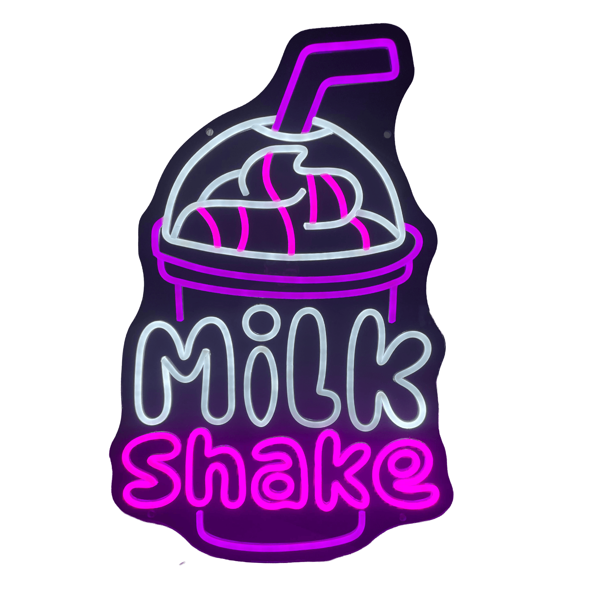 Milch Shake Leuchtreklame
