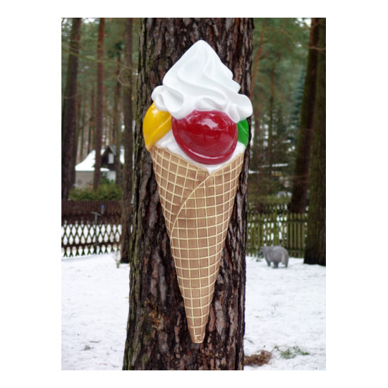 Kugeleistüte - halb - zum an die Wand hängen