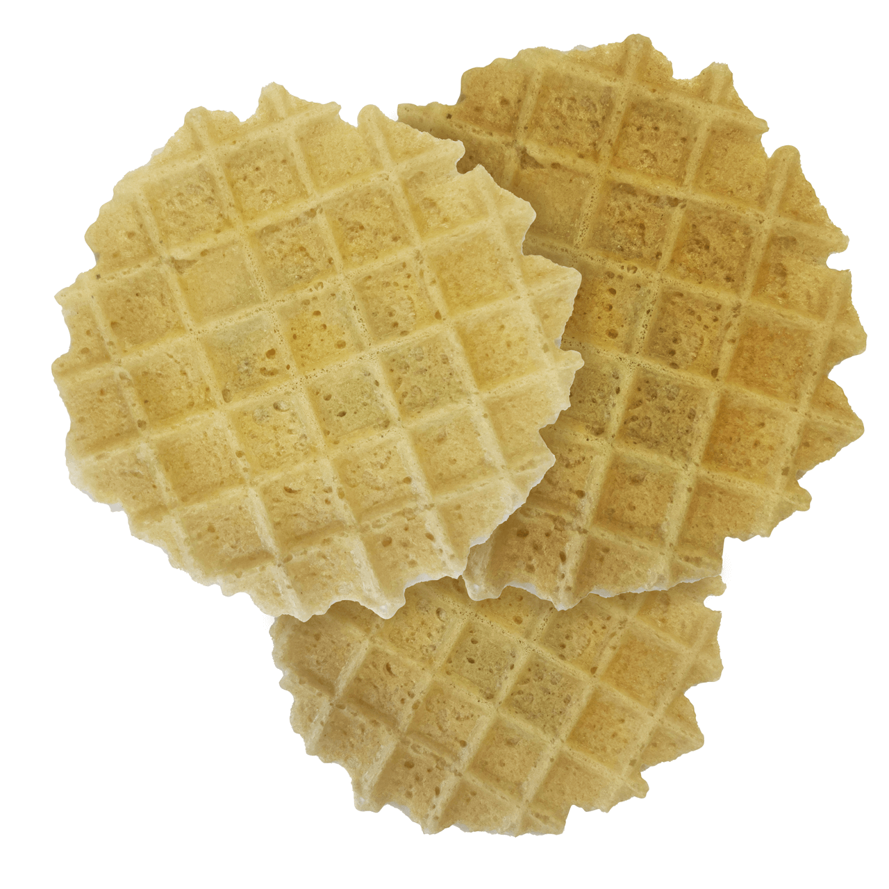 Süße, knusprige Waffeln